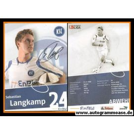 Autogramm Fussball | Karlsruher SC | 2008 | Sebastian LANGKAMP
