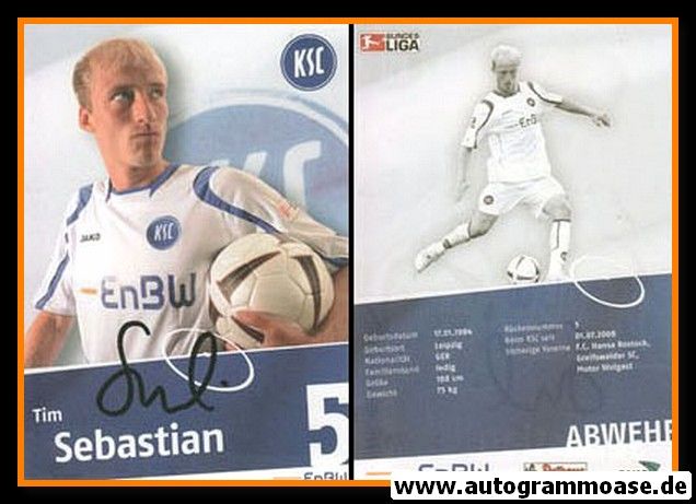 Autogramm Fussball | Karlsruher SC | 2008 | Tim SEBASTIAN