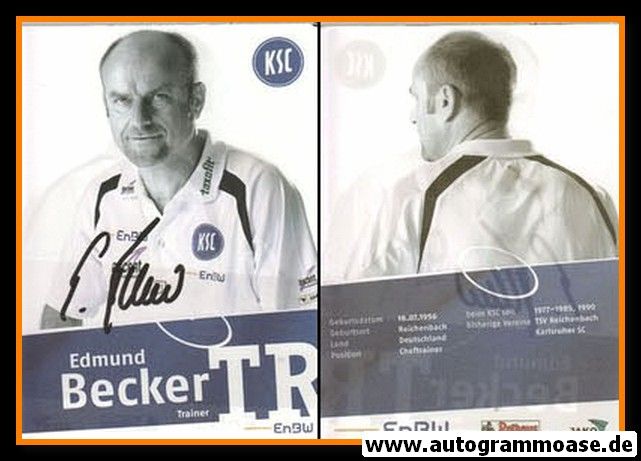 Autogramm Fussball | Karlsruher SC | 2007 | Edmund BECKER