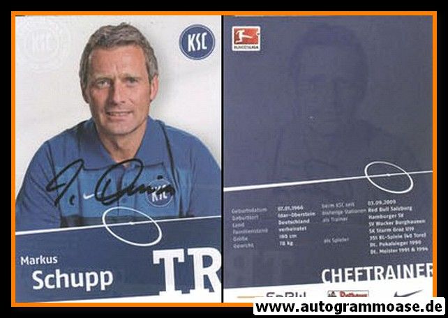 Autogramm Fussball | Karlsruher SC | 2010 | Markus SCHUPP