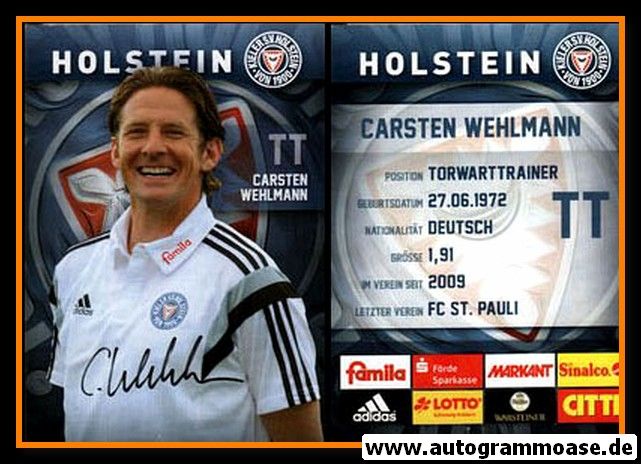 Autogramm Fussball | Holstein Kiel | 2014 | Carsten WEHLMANN