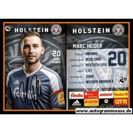 Autogramm Fussball | Holstein Kiel | 2015 | Marc HEIDER