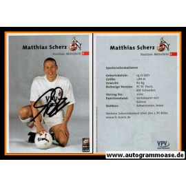 Autogramm Fussball | 1. FC Köln | 2000 | Matthias SCHERZ