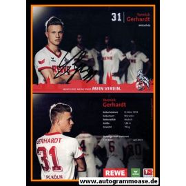 Autogramm Fussball | 1. FC Köln | 2013 | Yannick GERHARDT