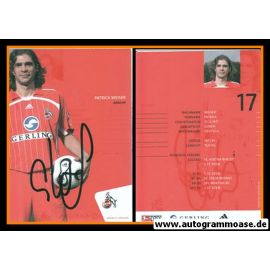 Autogramm Fussball | 1. FC Köln | 2006 | Patrick WEISER