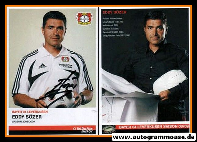 Autogramm Fussball | Bayer Leverkusen | 2008 | Eddy SÖZER