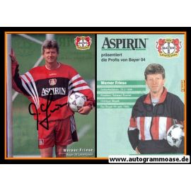 Autogramm Fussball | Bayer Leverkusen | 1997 | Werner FRIESE