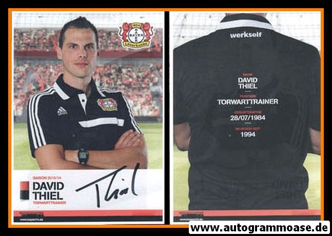 Autogramm Fussball | Bayer Leverkusen | 2013 | David THIEL
