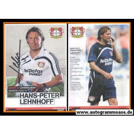 Autogramm Fussball | Bayer Leverkusen | 2009 | Hans-Peter LEHNHOFF