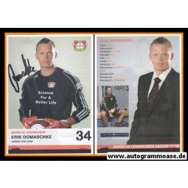 Autogramm Fussball | Bayer Leverkusen | 2007 | Erik DOMASCHKE