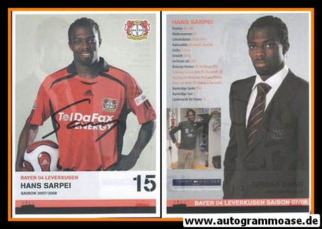 Autogramm Fussball | Bayer Leverkusen | 2007 | Hans SARPEI