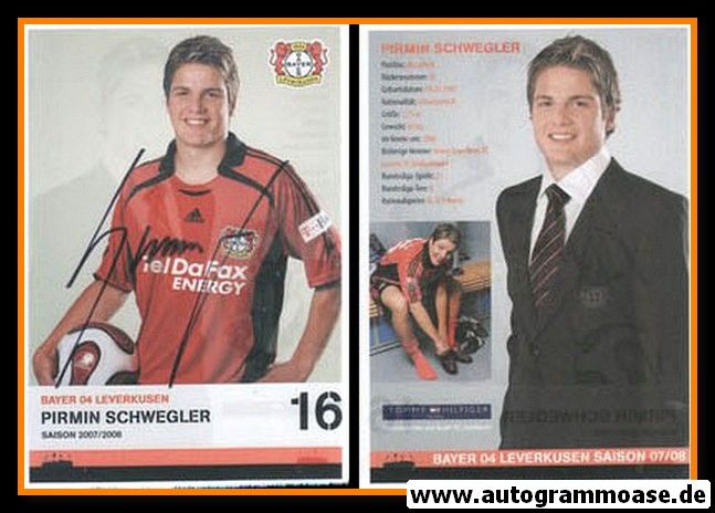 Autogramm Fussball | Bayer Leverkusen | 2007 | Pirmin SCHWEGLER
