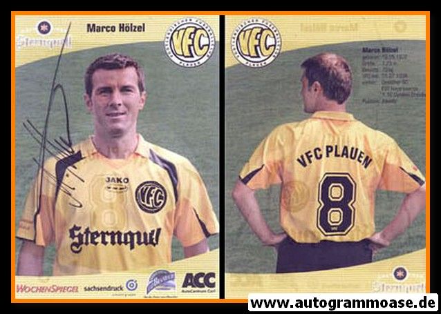 Autogramm Fussball | VFC Plauen | 2008 | Marco HÖLZEL