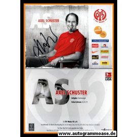 Autogramm Fussball | FSV Mainz 05 | 2009 | Axel SCHUSTER