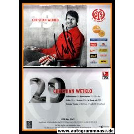 Autogramm Fussball | FSV Mainz 05 | 2009 | Christian WETKLO