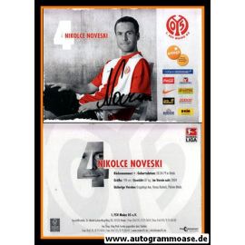 Autogramm Fussball | FSV Mainz 05 | 2009 | Nikolce NOVESKI