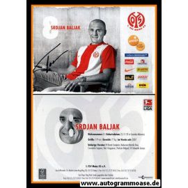 Autogramm Fussball | FSV Mainz 05 | 2009 | Srdjan BALJAK