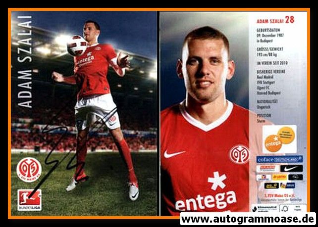 Autogramm Fussball | FSV Mainz 05 | 2012 | Adam SZALAI