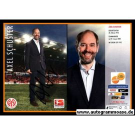 Autogramm Fussball | FSV Mainz 05 | 2012 | Axel SCHUSTER