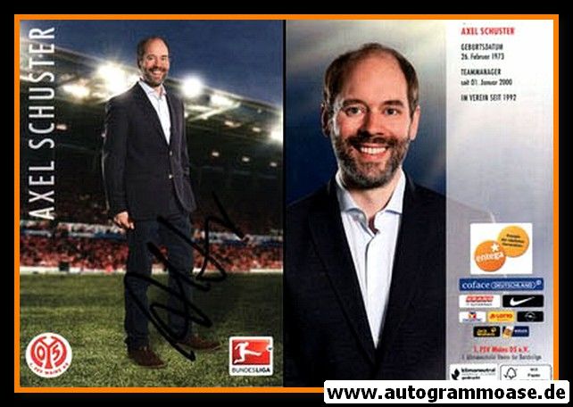 Autogramm Fussball | FSV Mainz 05 | 2012 | Axel SCHUSTER