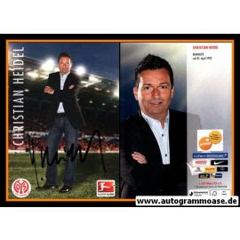 Autogramm Fussball | FSV Mainz 05 | 2012 | Christian HEIDEL