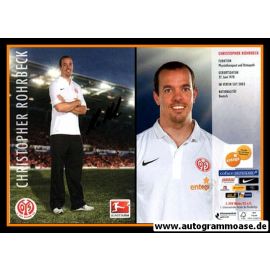 Autogramm Fussball | FSV Mainz 05 | 2012 | Christopher ROHRBECK