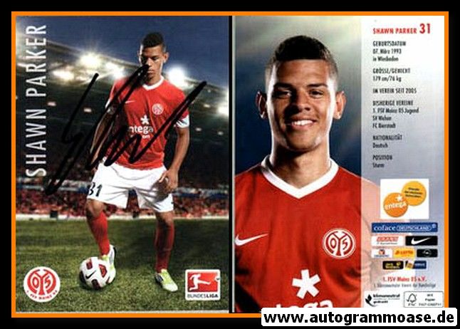 Autogramm Fussball | FSV Mainz 05 | 2012 | Shawn PARKER
