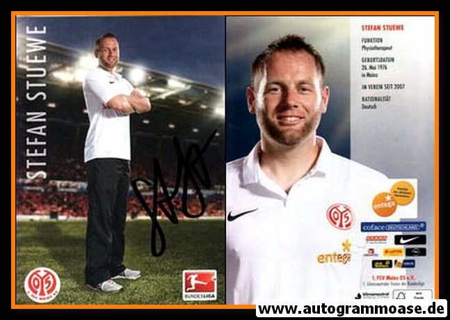 Autogramm Fussball | FSV Mainz 05 | 2012 | Stefan STUEWE