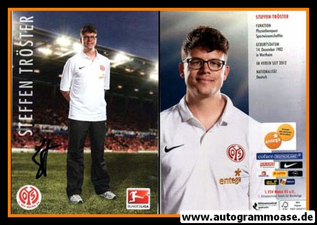 Autogramm Fussball | FSV Mainz 05 | 2012 | Steffen TRÖSTER