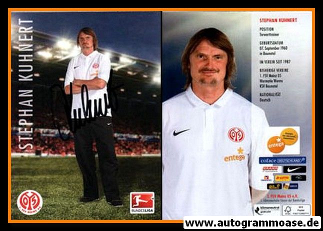 Autogramm Fussball | FSV Mainz 05 | 2012 | Stephan KUHNERT