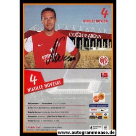 Autogramm Fussball | FSV Mainz 05 | 2011 | Nikolce NOVESKI