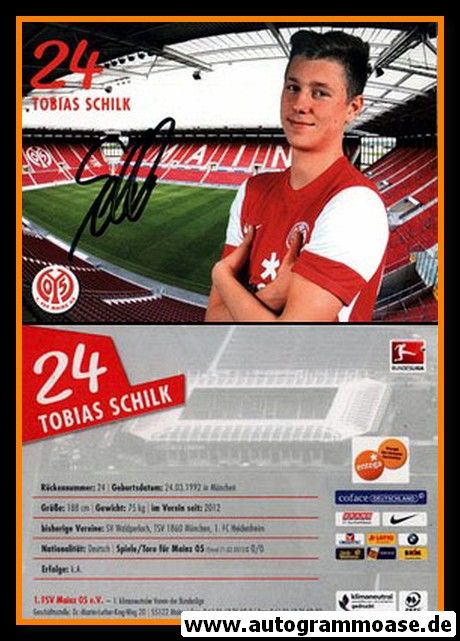 Autogramm Fussball | FSV Mainz 05 | 2011 | Tobias SCHILK