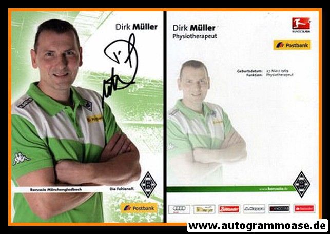 Autogramm Fussball | Borussia Mönchengladbach | 2014 | Dirk MÜLLER