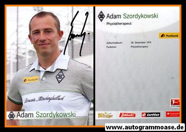 Autogramm Fussball | Borussia Mönchengladbach | 2011 | Adam SZORDYKOWSKI