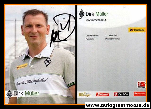 Autogramm Fussball | Borussia Mönchengladbach | 2011 | Dirk MÜLLER