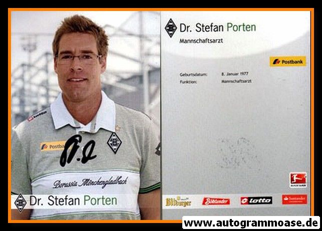 Autogramm Fussball | Borussia Mönchengladbach | 2011 | Stefan PORTEN