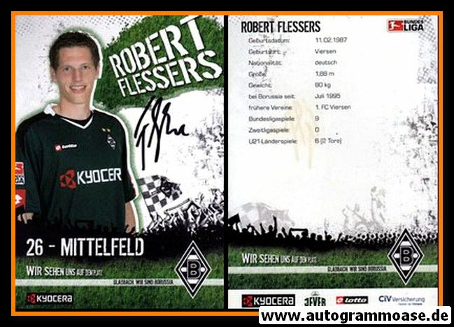 Autogramm Fussball | Borussia Mönchengladbach | 2007 | Robert FLESSERS