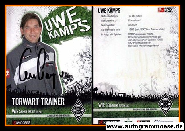 Autogramm Fussball | Borussia Mönchengladbach | 2007 | Uwe KAMPS
