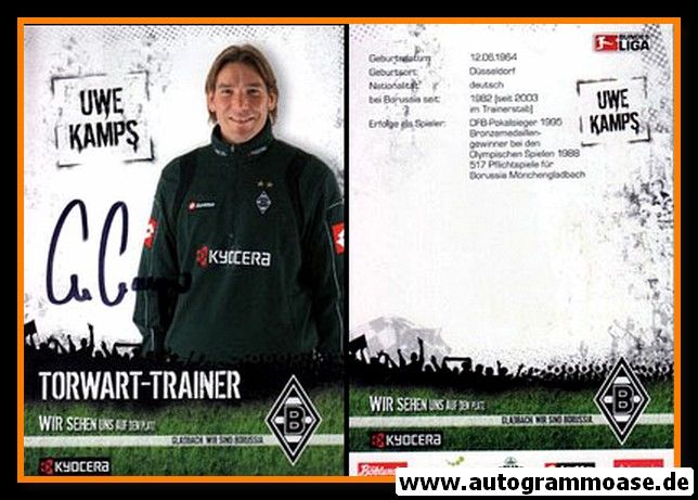 Autogramm Fussball | Borussia Mönchengladbach | 2008 | Uwe KAMPS