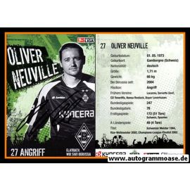 Autogramm Fussball | Borussia Mönchengladbach | 2005 | Oliver NEUVILLE
