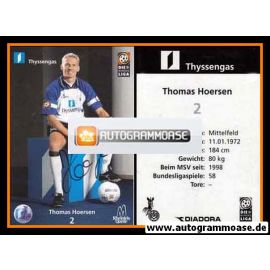 Autogramm Fussball | MSV Duisburg | 1998 | Thomas HOERSEN