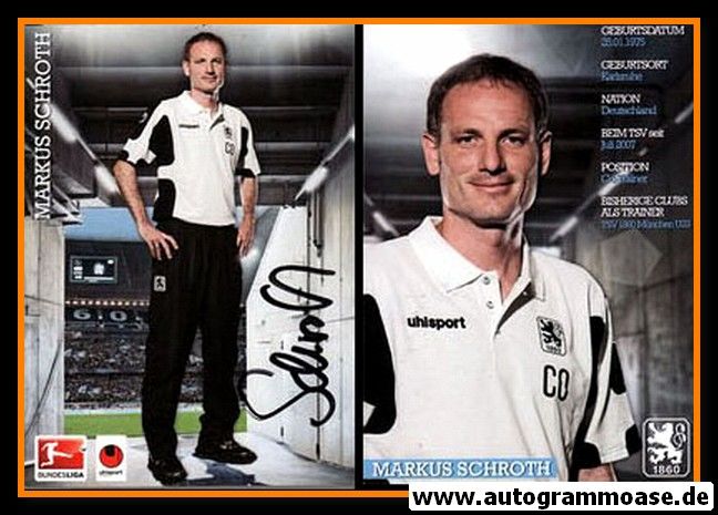 Autogramm Fussball | TSV 1860 München | 2012 | Markus SCHROTH