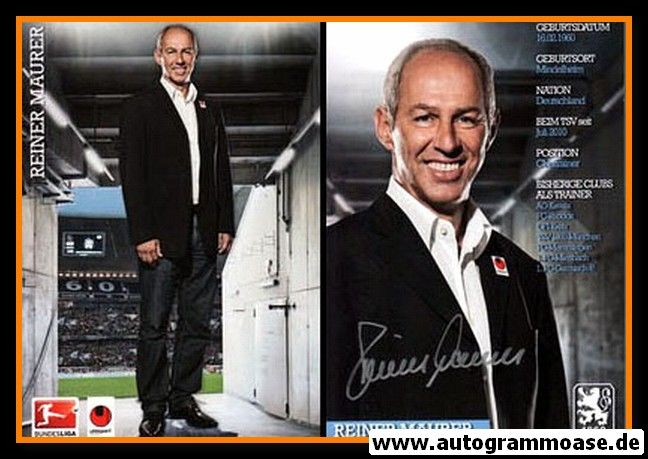 Autogramm Fussball | TSV 1860 München | 2012 | Reiner MAURER