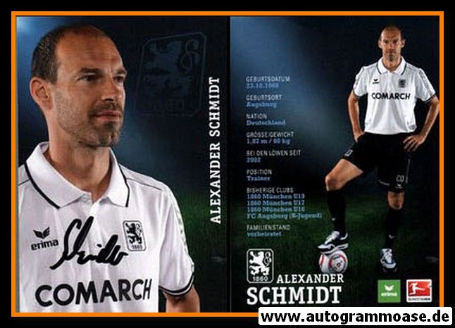 Autogramm Fussball | TSV 1860 München | 2010 | Alexander SCHMIDT