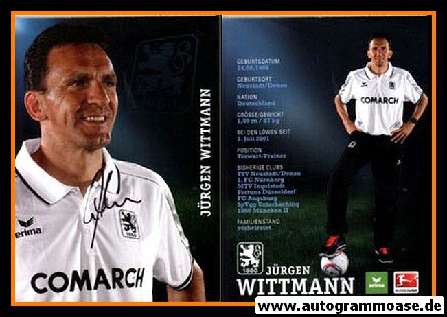 Autogramm Fussball | TSV 1860 München | 2010 | Jürgen WITTMANN