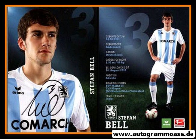 Autogramm Fussball | TSV 1860 München | 2010 | Stefan BELL