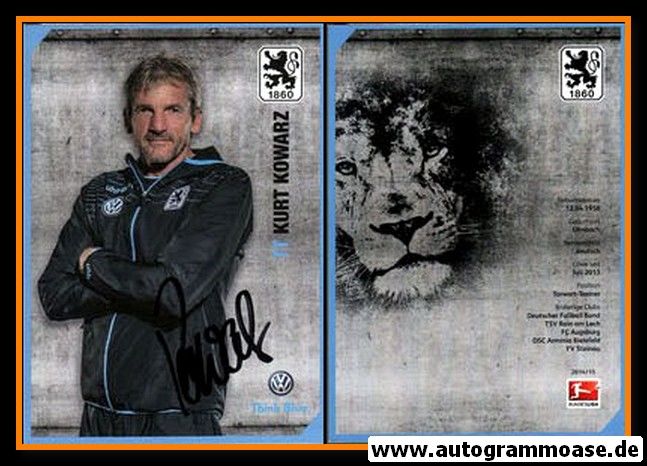 Autogramm Fussball | TSV 1860 München | 2014 | Kurt KOWARZ