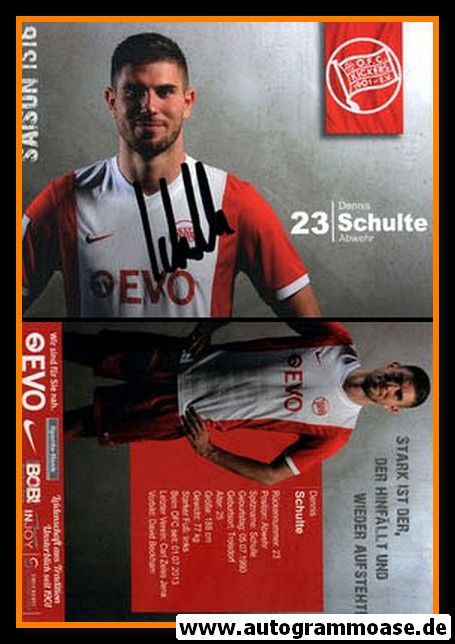 Autogramm Fussball | Kickers Offenbach | 2015 | Dennis SCHULTE