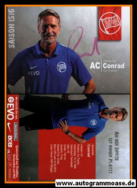 Autogramm Fussball | Kickers Offenbach | 2015 | Alexander CONRAD
