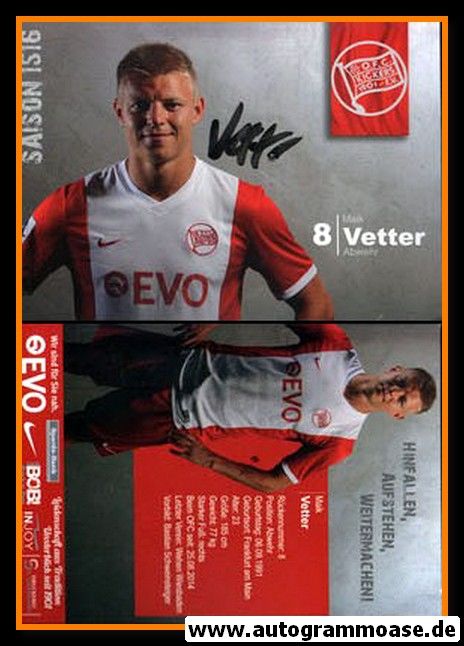 Autogramm Fussball | Kickers Offenbach | 2015 | Maik VETTER